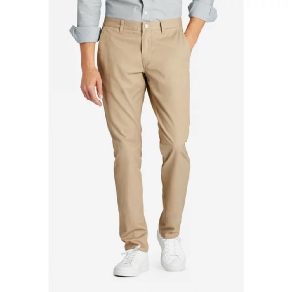 Bonobos 35x32 Chino Khakis Beige Straight Pants Men 0084